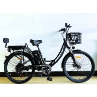 Електровелосипед Corso «ROCCO» 26" дюймів R-48051 ТЕМНО-ЗЕЛЕНИЙ, рама сталева, двигун 750W, акумулятор 48V20AH