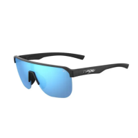 Окуляри Tifosi Sanctum SL Gloss Black, лінзи Smoke Bright Blue Mirror (15%)