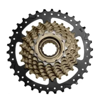 Тріскачка SunRace MFM2A 7DV, 7 швидкостей, 14-34T, Black/Brown, OEM
