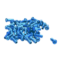 Ніпелі DT SWISS Алюміній 2.0 X 12мм х 100шт BLUE