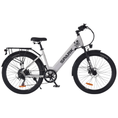Велосипед з електромотором SPARK E-CITY EASY WAY 17" 48V/500W/12,5Ah сірий матовий
