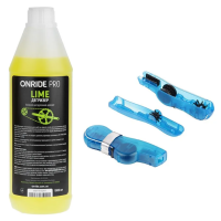 Комплект дегризер ONRIDE PRO Lime 1000 мл + Мийка ланцюга