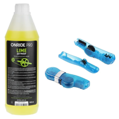 Комплект дегризер ONRIDE PRO Lime 1000 мл + Мийка ланцюга