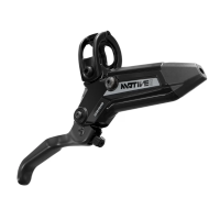 Ручка SRAM - ALUMINUM LEVER (ASSEMBLED, NO HOSE, INCLUDES BARB,OLIVE,BOOT) GLOSS BLACK ANO - INWARD HOSE EXIT ANGLE - MOTIVE SILVER A1