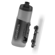 Фляга з конектором та базою FIDLOCK TWIST bottle 600мл., прозорий / чорний
