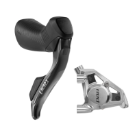 Дуал SRAM Disc Brake Red AXS E1 Stealthamajig connected Front Brake/Right Shift 950mm w/ Flat Mount 20mm SS Hardware (Rotor sold separately)