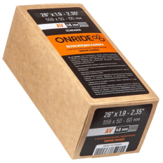 Камера ONRIDE з герметиком Mango 26x1.9-2.35" (559x50-60) AV 48, герметизує проколи до 4 мм