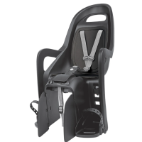 Дитяче крісло заднє POLISPORT Groovy Maxi CFS на багажник, 9-22 кг, чорне
