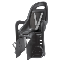 Дитяче крісло заднє POLISPORT Groovy Maxi CFS на багажник, 9-22 кг, чорне