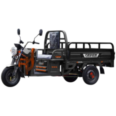 Електричний вантажний трицикл Corso Truck Urban UR-690119 (1000Вт 72В 45Аг) 12" чорно-помаранчевий