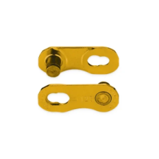 Замок ланцюга KMC Flat NR Gold, SRAM 13/12 шв., уп 2 шт., одноразовий