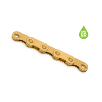 Ланцюг KMC X Flat Ti-N Gold 13/12 шв. SRAM, 126 л. + замок
