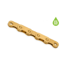 Ланцюг KMC X Flat Ti-N Gold 13/12 шв. SRAM, 126 л. + замок