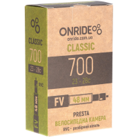 Камера ONRIDE Classic 700x23-28c FV 48 мм RVC - розбірний ніпель