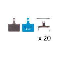 Спецгурт! Гальмівні колодки дискові DNK B01, органіка (для Shimano MT200, Tektro, TRP)  (20шт)