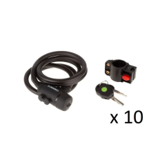 Спецгурт! Замок ONRIDE Wider спіральний, під ключ, з кріпленням 12x1500 мм (10шт)