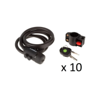 Спецгурт! Замок ONRIDE Wider спіральний, під ключ, з кріпленням 12x1200 мм (10шт)