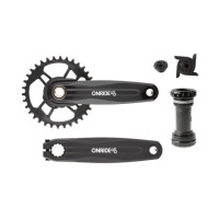 Комплект шатунів ONRIDE Solo Pro 1230, під Hollowtech, 170 мм, 34Т, на 12/11 шв., з кареткою, чорний