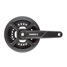 Комплект шатунів ONRIDE Duet 1110P, під квадрат, 170 мм, 40-26T, на 11/10/9 шв., чорний