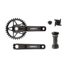 Комплект шатунів ONRIDE Solo Pro 1220, під Hollowtech, 170 мм, 34Т, на 12/11 шв., з кареткою, чорний
