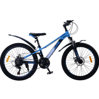 Велосипед SPARK AIRCORE (колеса - 24", алюминиевая рама - 11") голубой с тёмно-синим
