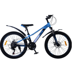 Велосипед SPARK AIRCORE (колеса - 24", алюминиевая рама - 11") голубой с тёмно-синим