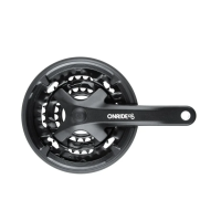 Комплект шатунів ONRIDE Trio 920P, під квадрат, 175 мм, 44-32-22Т, на 9 шв., чорний