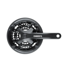 Комплект шатунів ONRIDE Trio 920P, під квадрат, 175 мм, 44-32-22Т, на 9 шв., чорний