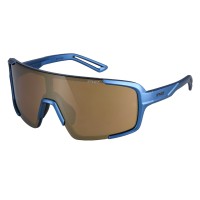 Окуляри R2 IMPULSE blue-grey (metallic, matt), лінза brown (gold chrome) PC, кат. 3