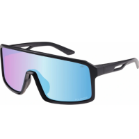 Окуляри Relax Gull чорні матові, лінза smoke (Polarized TAC 1,0 mm), purple revo, кат. 3