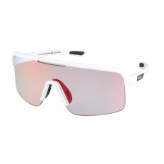 Окуляри R2 BOOST white (matt), лінза clear to grey (black-red chrome) PC Photochromic, кат. 0-3