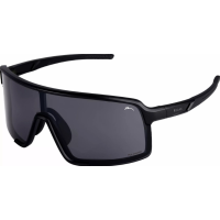 Окуляри Relax Hill black matt, лінза smoke (TAC 1,4mm polarized), flash mirror, кат. 3
