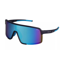 Окуляри Relax Hill dark blue matt, лінза smoke (PC), ice blue revo, кат. 3