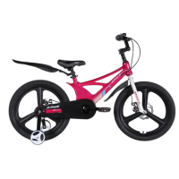 Велосипед MG 20" SPACE KID STAR DD рама-11" рожевий з білим 2026
