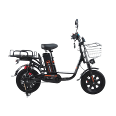 Електровелосипед DELIVERY 16" CTB ST (зі складним сидінням) з батареєю, чорний