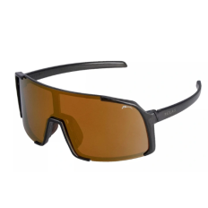 Окуляри Relax Dingo crystal dark grey crystal, лінза brown (PC), gold revo, кат. 3