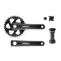 Комплект шатунів ONRIDE Solo Pro 1150, Hollowtech, 170 мм, 34Т, Direct Mount, на 11 шв., з кареткою