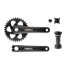 Комплект шатунів ONRIDE Solo Pro 1150, Hollowtech, 170 мм, 34Т, Direct Mount, на 11 шв., з кареткою
