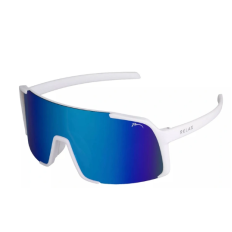 Окуляри Relax Dingo white matt, лінза smoke (PC), ice blue revo, кат. 3
