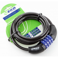Замок NEKO-523-8 спираль код 8х1800мм Замок NEKO-523-8 спираль код 8х1800мм