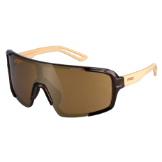Окуляри R2 IMPULSE dark brown, cream (crystal, shiny), лінза brown (copper chrome) PC, кат. 3