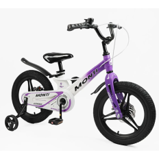 Велосипед дитячий CORSO 16" Monti MT-16739 (магнієва рама, дискові гальма, допоміжні колеса)