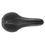 Седло Selle Royal SCIENTIA M1 Moderate, 3D skingel, обивка Black Gummy/Black mokka, 289х141мм, 425г, рейлы сталь + Curva suspension, unisex, черное, фото 2
