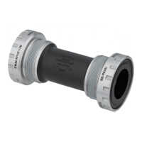Каретка без вала 68/70 під порожнисту вісь (Hollowtech II) SHIMANO BB-RS501 сірий з чорним